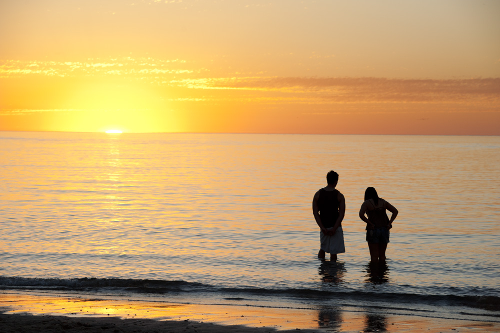 Sunset at Seacliff Beach, Adelaide, South Australia