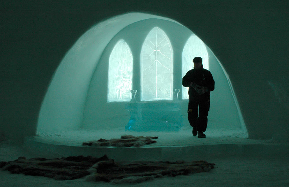 Icehotel, Jukkasjärvi, Sweden.